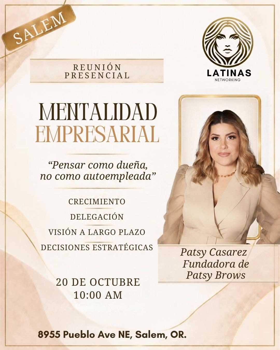 Reunión presencial con Patsy Casarez – Noviembre
